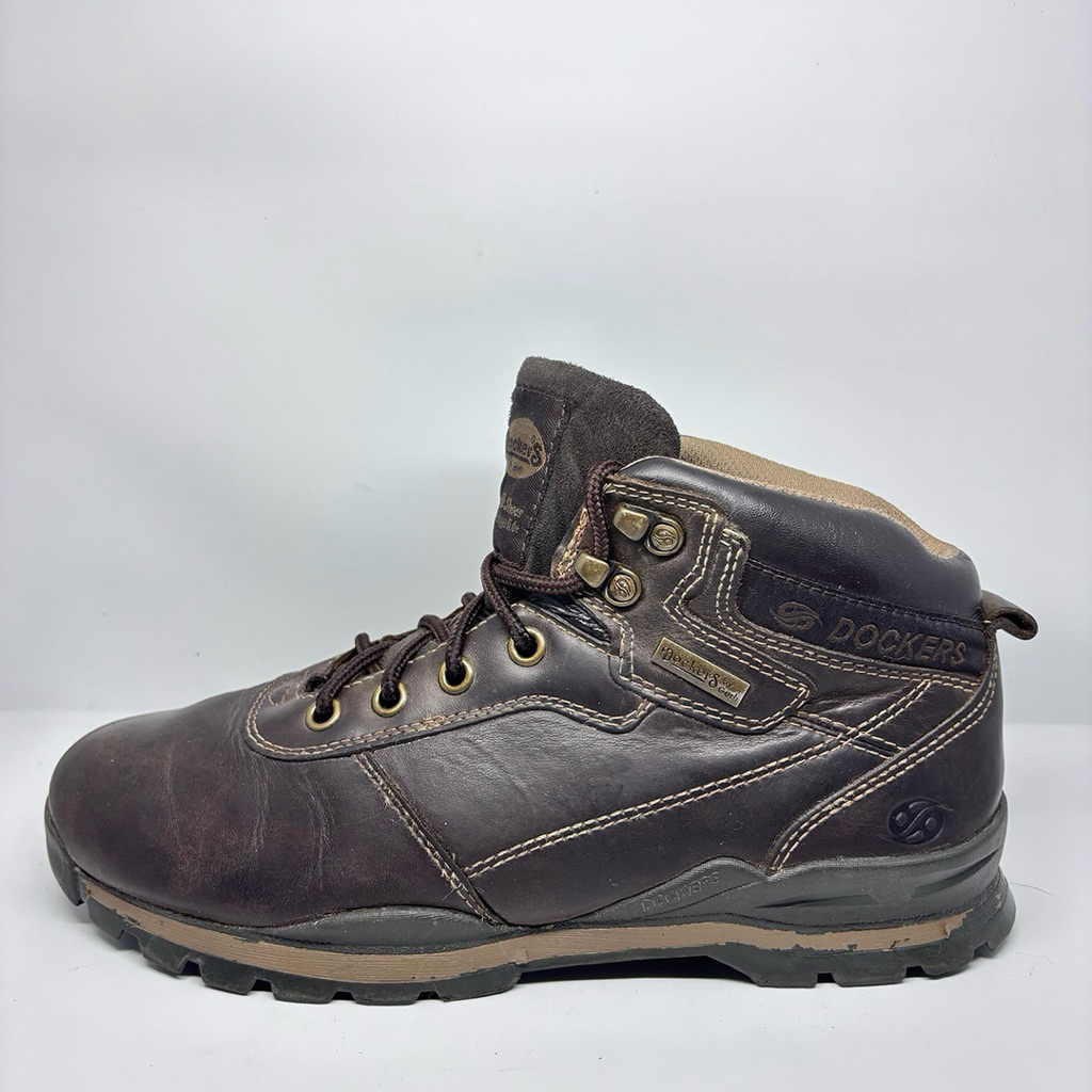 Sepatu Boots Dockers pria Kulit size 41