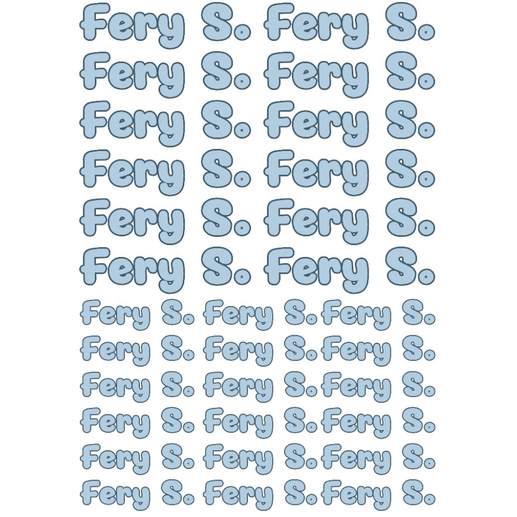 

Stiker DTF UV Custom | Anti Air | Desain Lucu & Elegan | Untuk Botol, Buku, Kado, Barang Anak