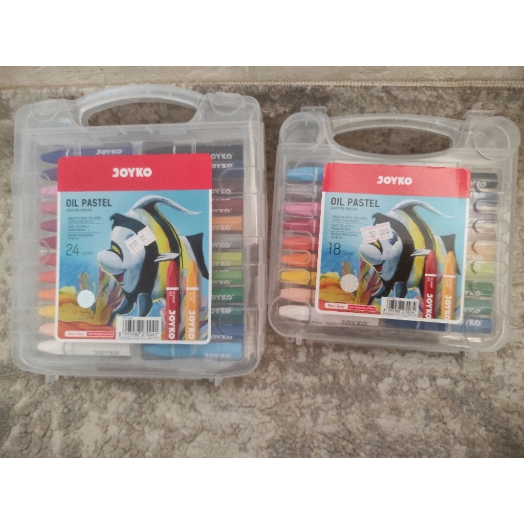 

set Oil Pastel Joyko/krayon joyko/crayon joyko 18 warna dan 24 warna