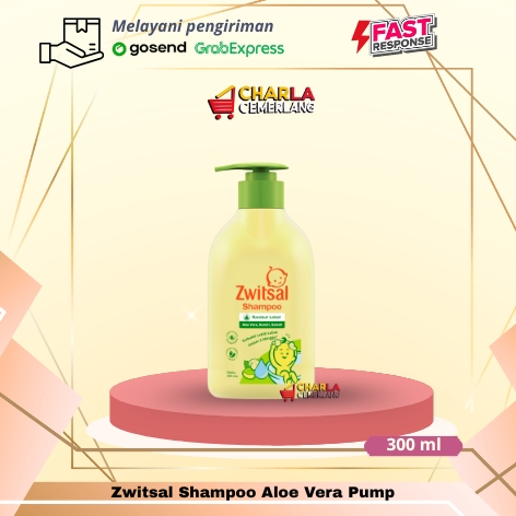 Zwitsal Shampoo Aloe Vera Pump 300ml