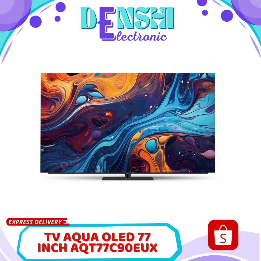 AQUA AQT77C90EUX OLED 4K HDR10+ 77 INCH GOOGLE TV 120HZ | TV AQUA OLED 77 INCH AQT77 C90EUX