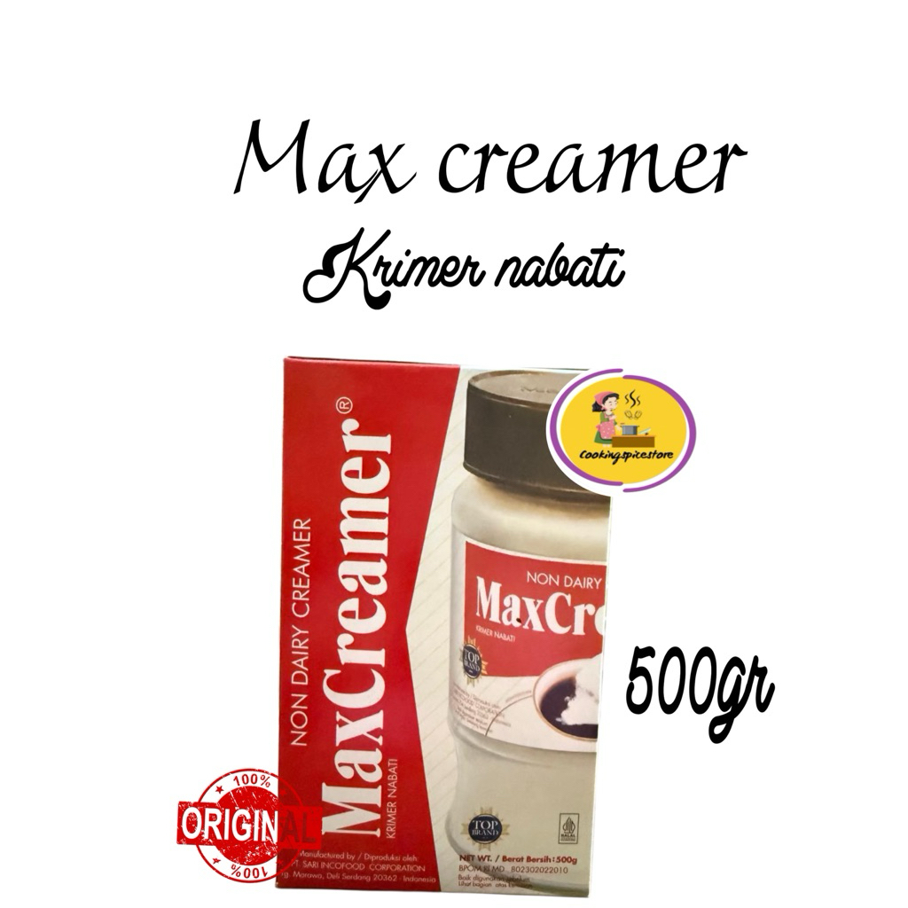 

Max Creamer Krimer Nabati 500gr – Non Dairy Creamer Original Untuk Kopi, Teh, Minuman & Dessert