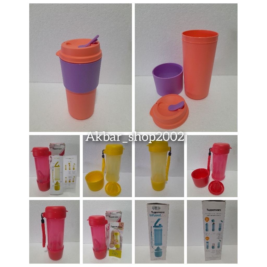 Tupperware coffee togo dan infused water