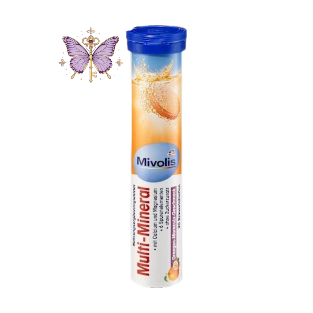 [Ready Stock] Mivolis Multivitamin Mineral Tablet Effervescent | Mivolis Multivitamin Mineral Magnes