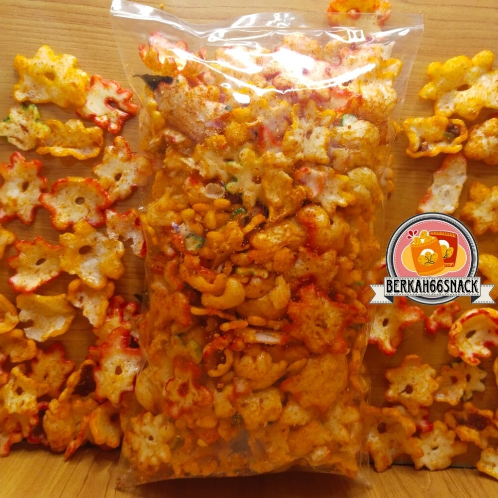 

Kerupuk Seblak 250g | Kerupuk Bintang Pedas | Cemilan Pedas | Makanan Ringan