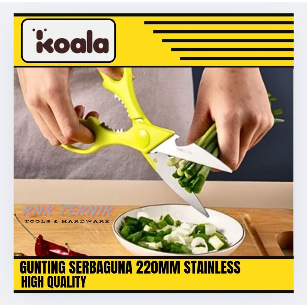 

Gunting Serbaguna Gunting Multifungsi Stainles 22cm Koala