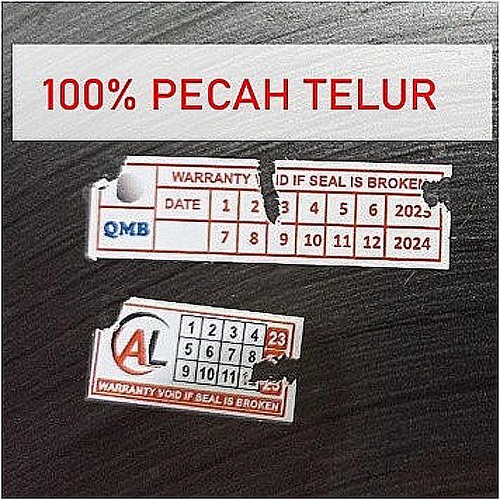 

Uk. A4 Stiker Segel Pecah Telur 100% Premium Sticker Segel