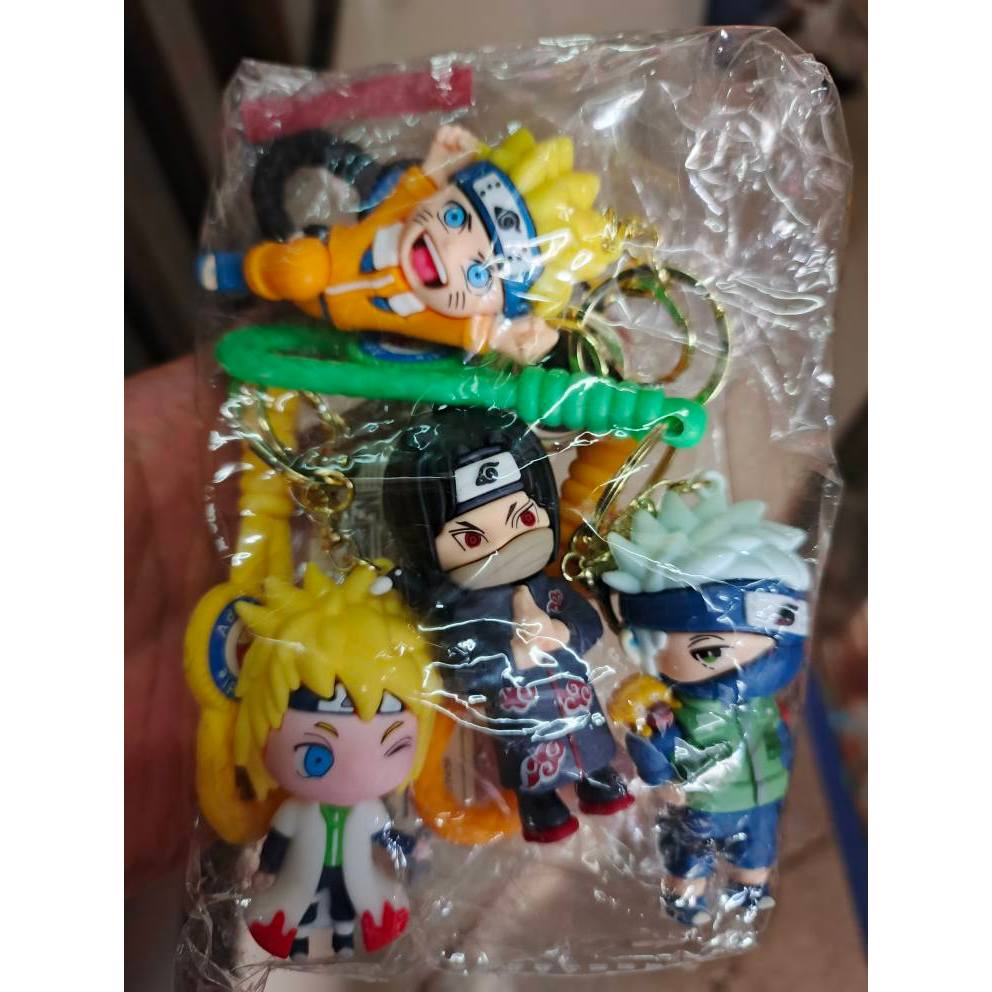 Gantungan Kunci Naruto All Characters Figure Keychain