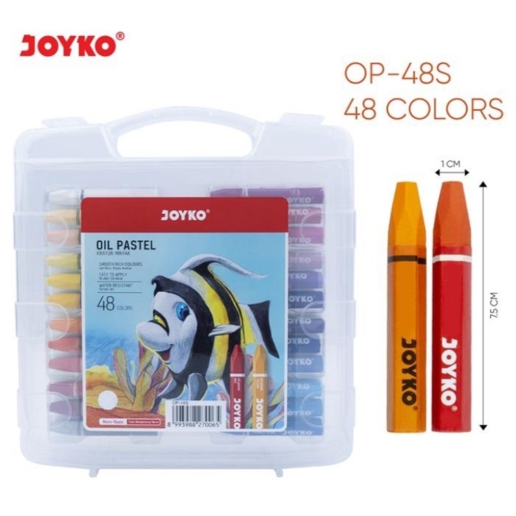 

Crayon Krayon Minyak oil Pastel Joyko OP-48S 48warna