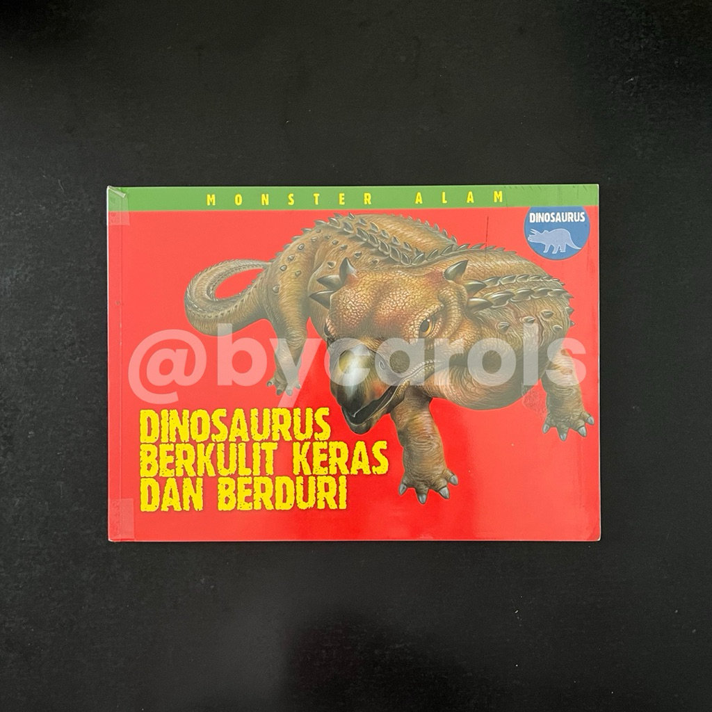 BUKU MONSTER ALAM DINOSAURUS BERKULIT KERAS DAN BERDURI PRELOVED