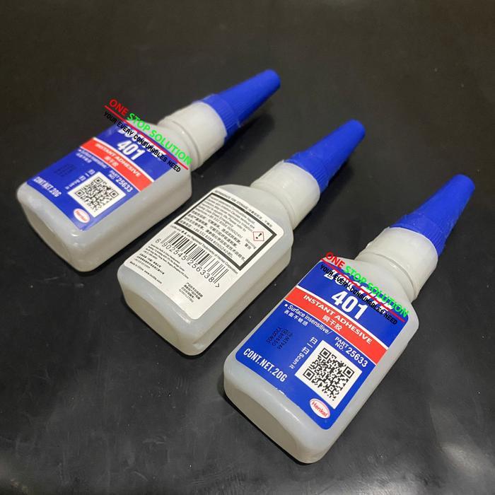 

Lem 401 Instant Adhesive Lem Instan Lem Super Glue 20 gr