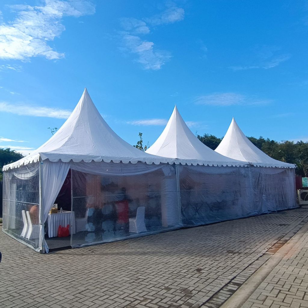 Tenda Sarnafil Tenda kerucut 4x4 kumplit