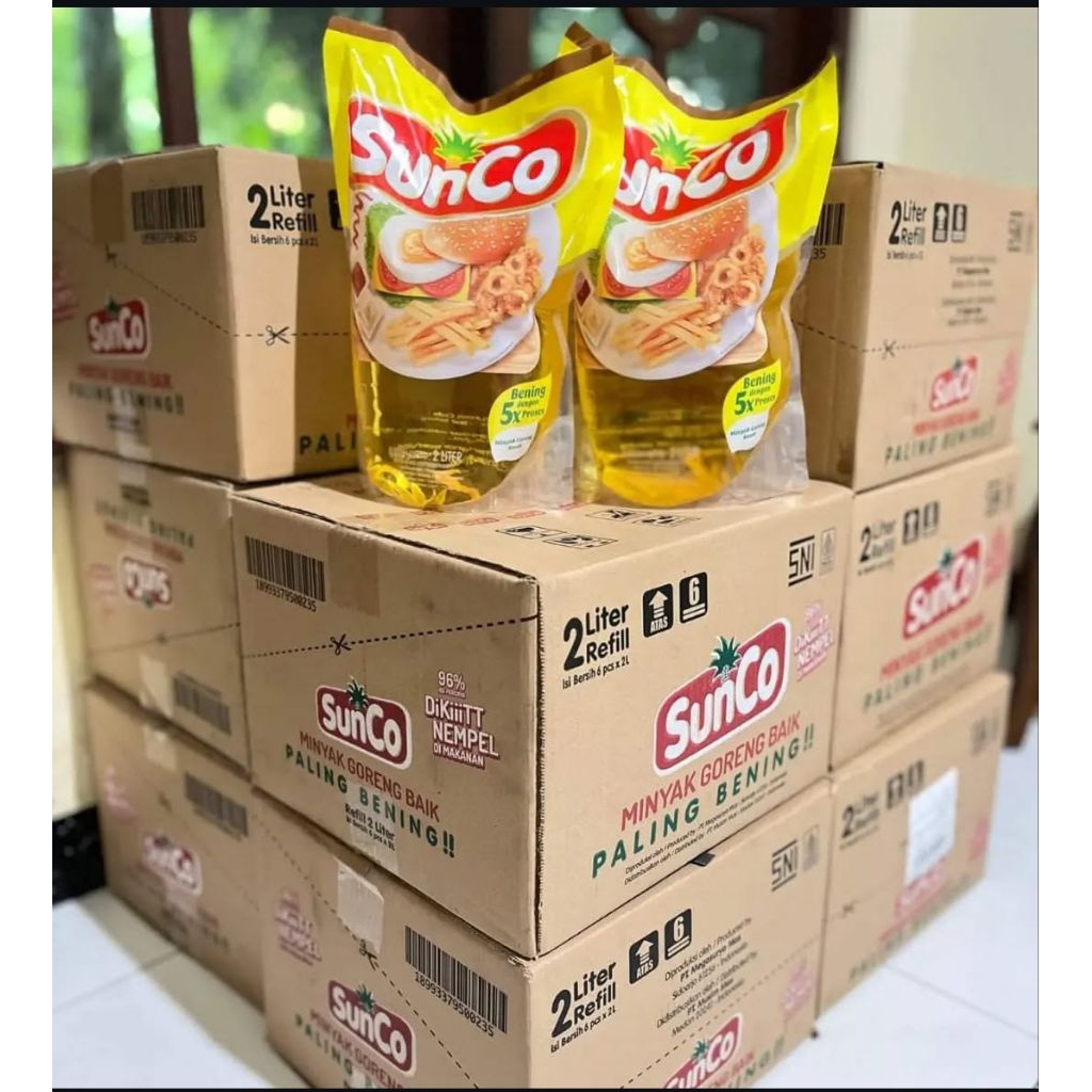 

SUNCO MINYAK GORENG 1 KARTON isi 6 pcs 2L