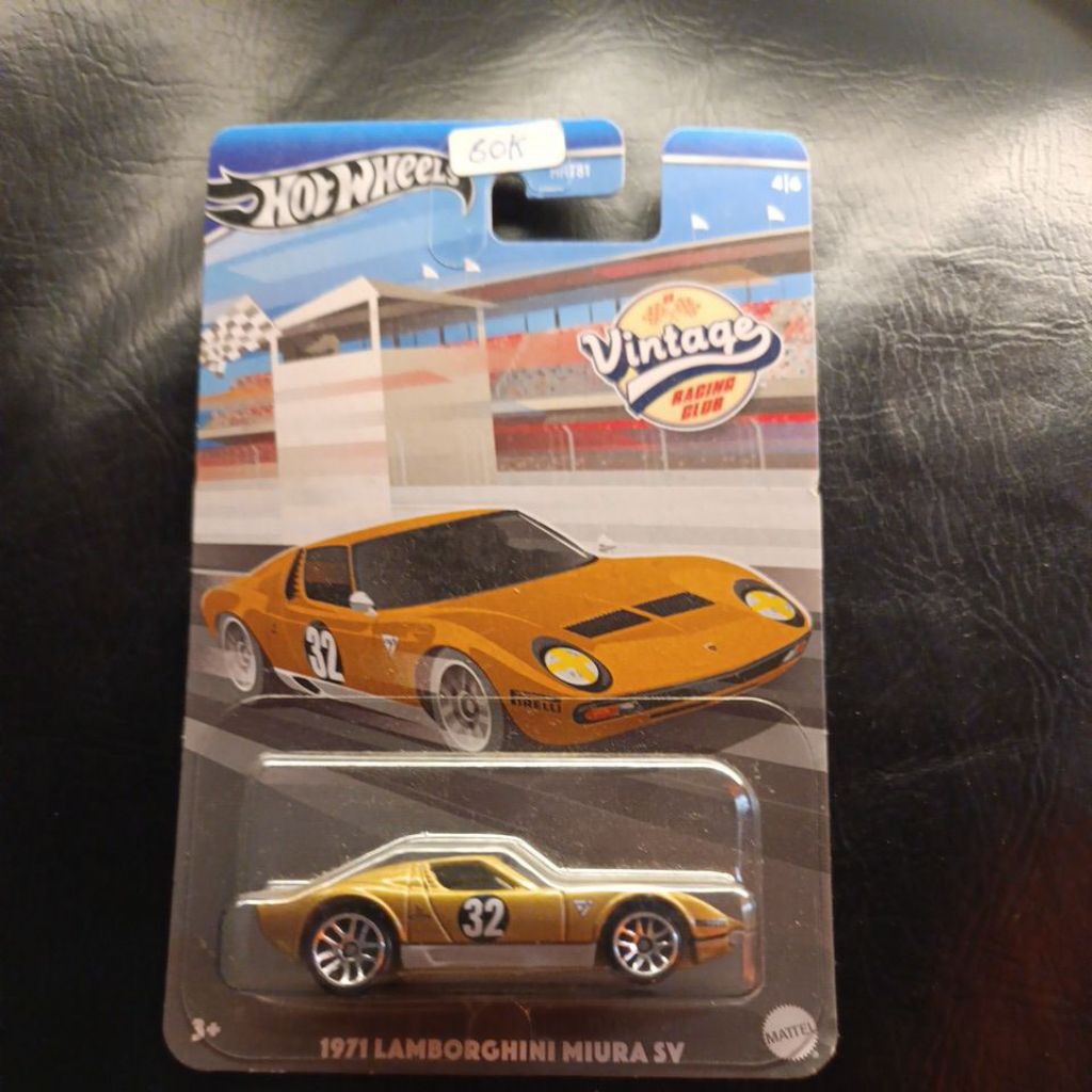 hotwheels Lamborghini Miura SV Vintage racing club