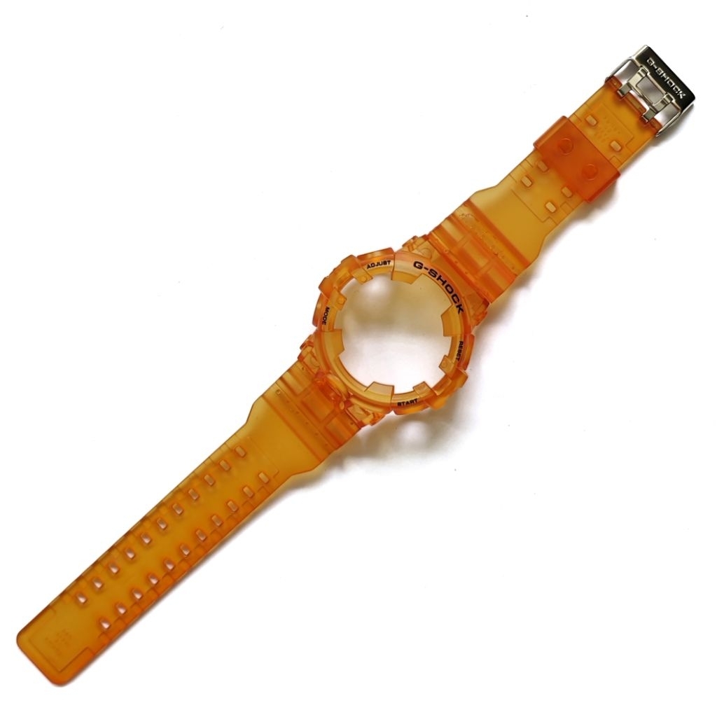 BNB STRAP BEZEL CASIO GSHOCK G SHOCK GA 700 GA700  GA 710 JELLY MATTE DOFF ORANGE