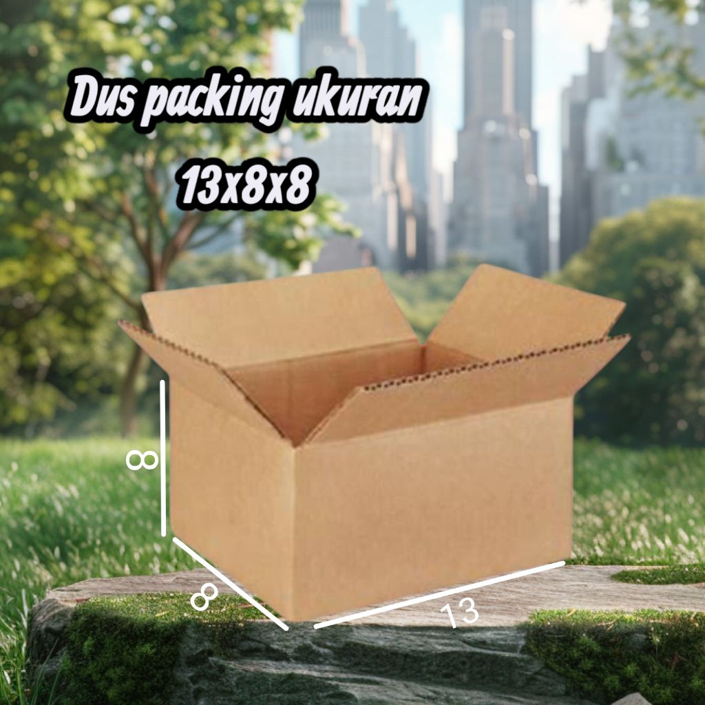 

KARDUS BOX PACKING UK 13X8X8