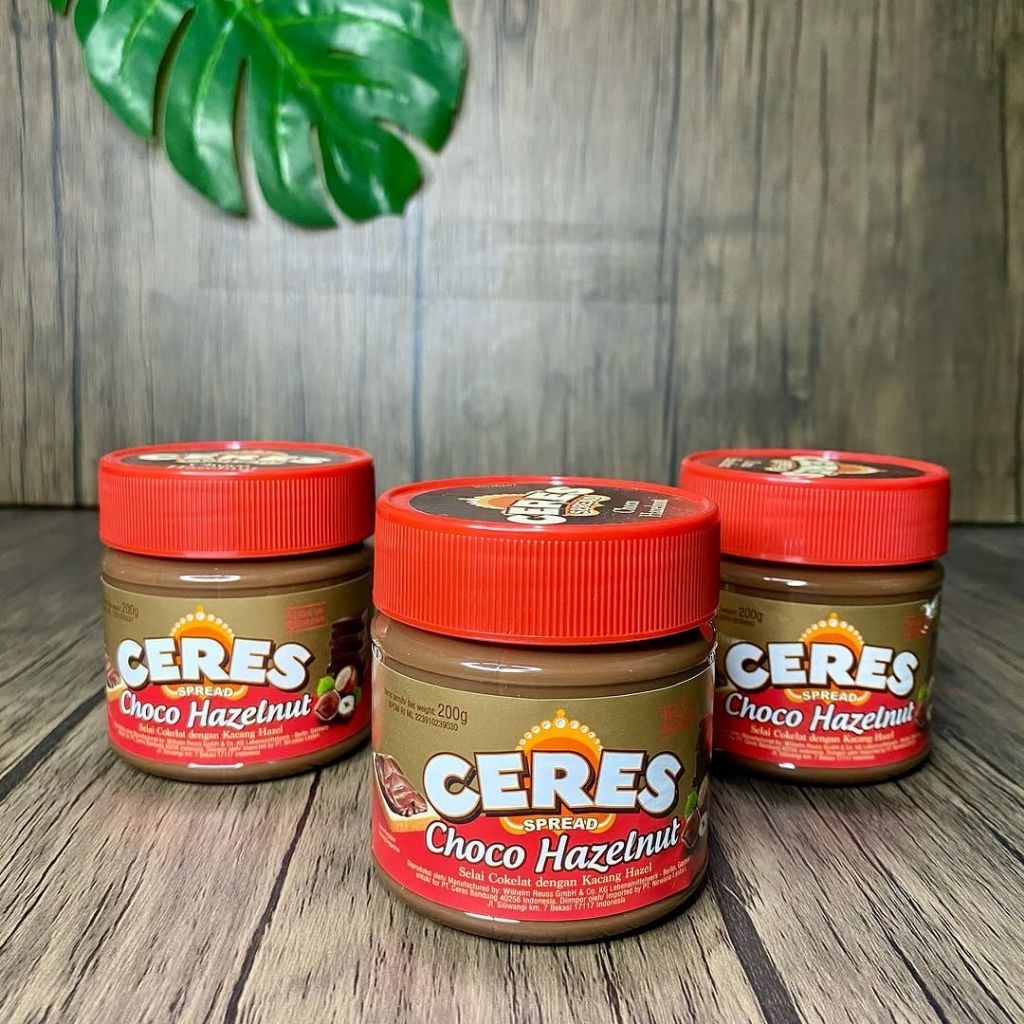 

Ceres spread Hazelnut 180gr bundling 2 pcs Exp Januari 2026