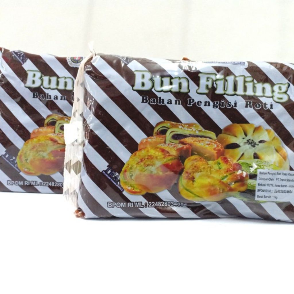 

trans bun filling red bean / kacang merah isian roti 1kg