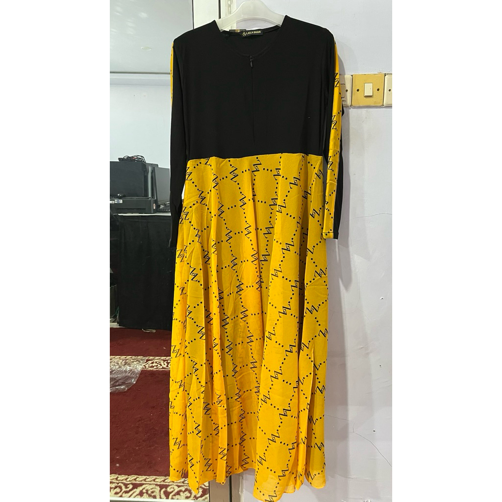 Gamis syari printing