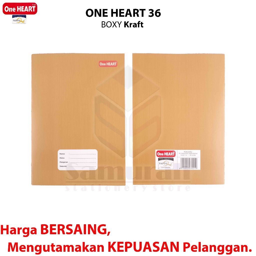

BUKU BOXY BEST ONE KRAFT 36 LEMBAR (10 PCS)