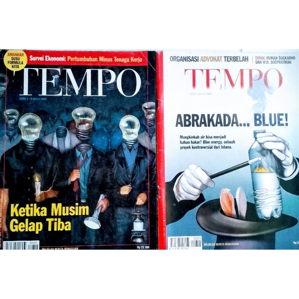 MAJALAH TEMPO TAHUN 2008 (MAJALAH BEKAS)