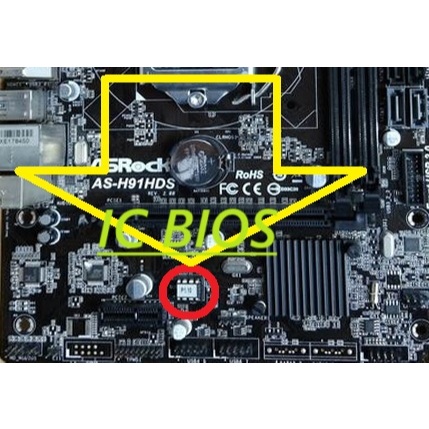 IC BIOS ASRock AS-H91HDS