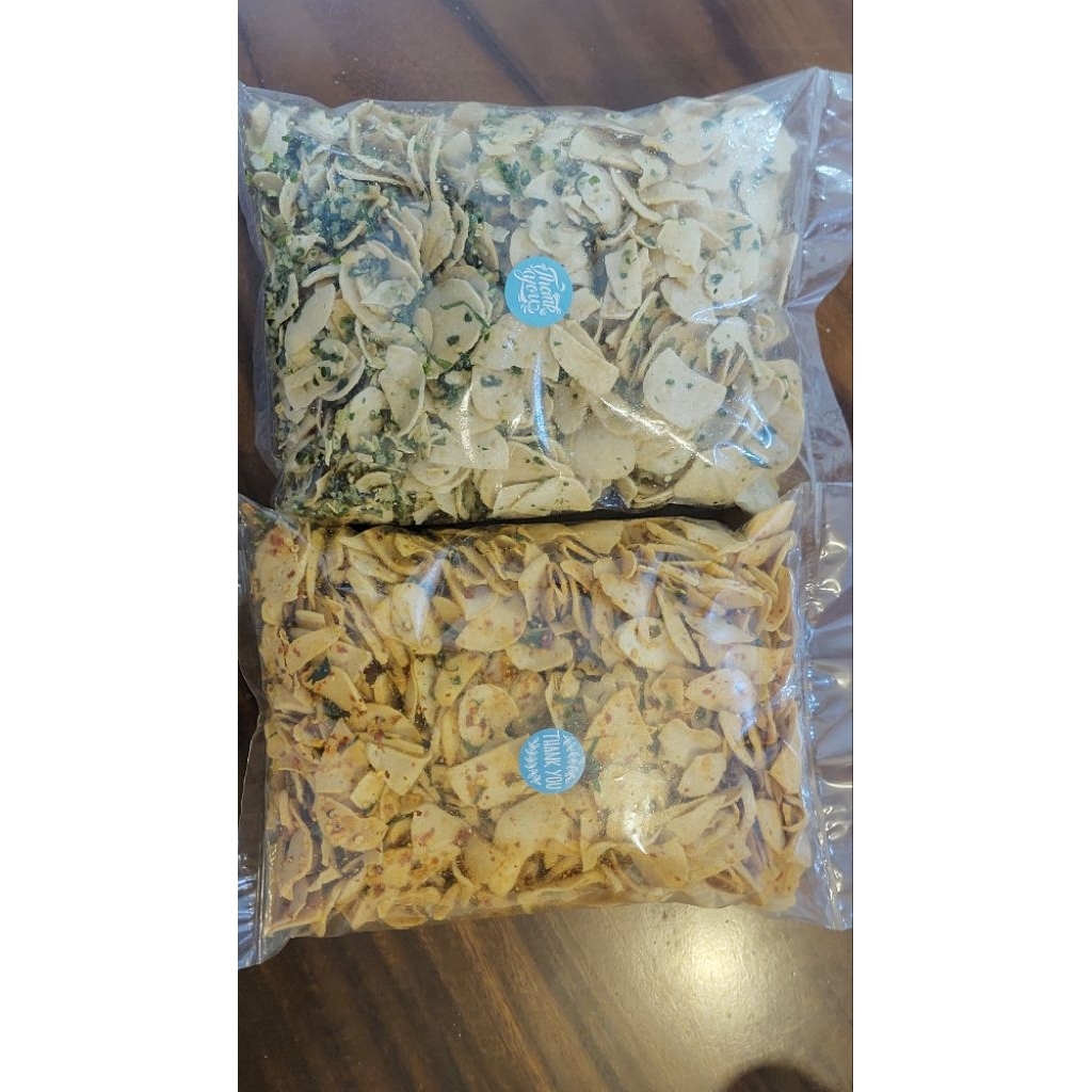 

BASRENG ORIGINAL DAUN JERUK DAN PEDAS GILAA | BASRENG VIRAL | KERIPIK BASRENG | BAKSO GORENG PEDAS DAUN JERUK | CEMILAN RENYAH 500 gram