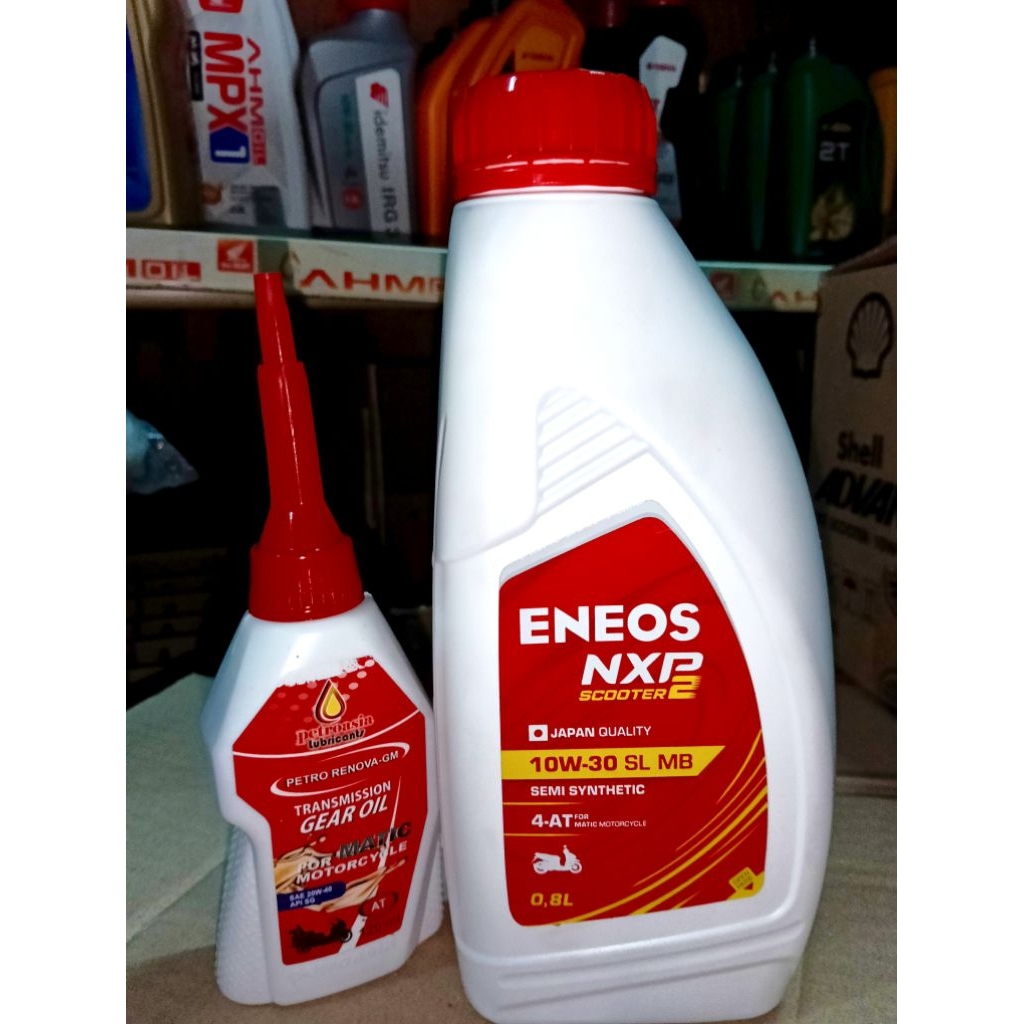 paket oli eneos nxp 2 matic + oli gardan petroasia original