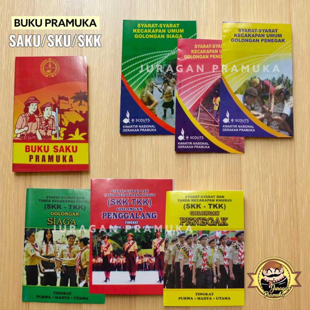 Buku pramuka SAKU / SKK siaga penggalang penegak / buku pramuka