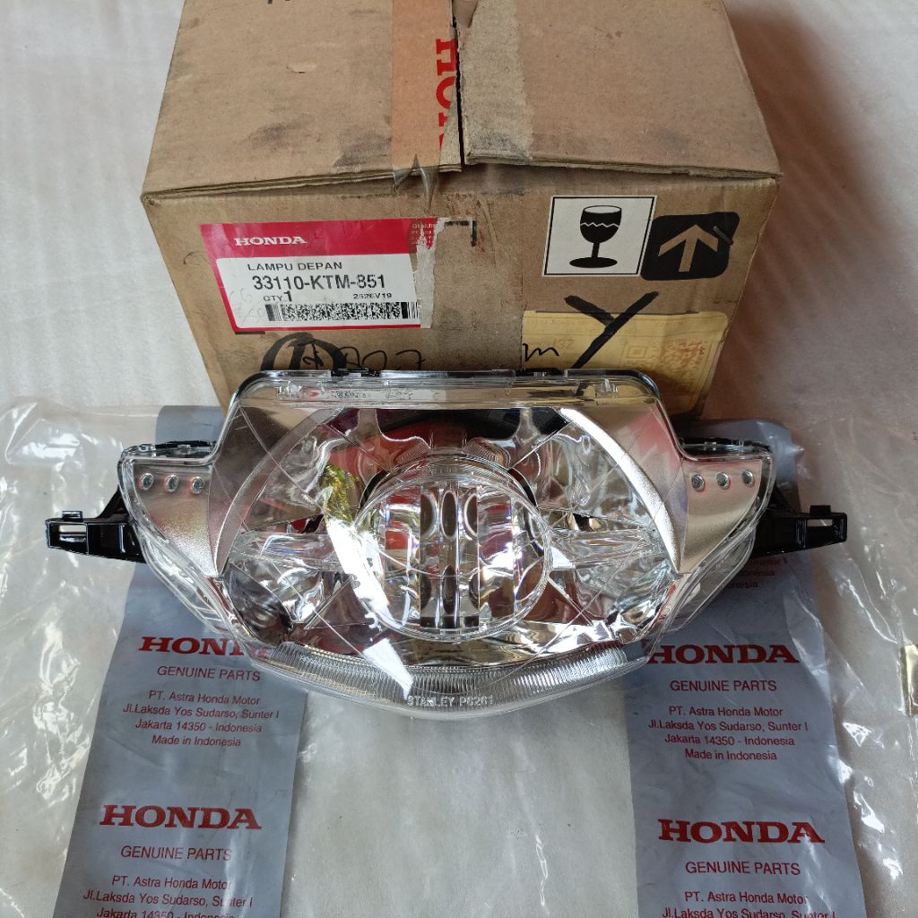 REFLEKTOR LAMPU DEPAN HONDA SUPRA X 125 OLD ORIGINAL