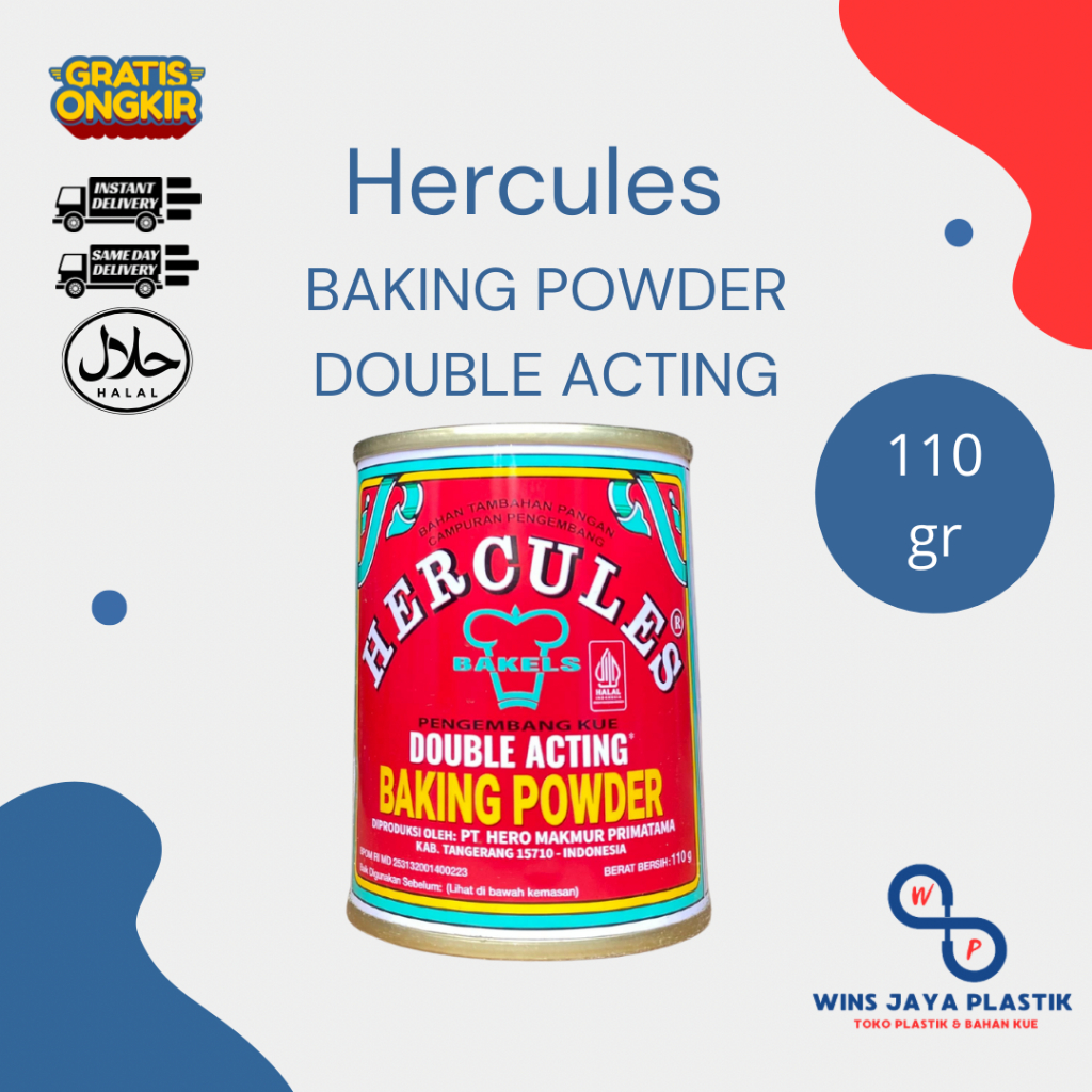 

Hercules Baking Powder Double Acting 110gr