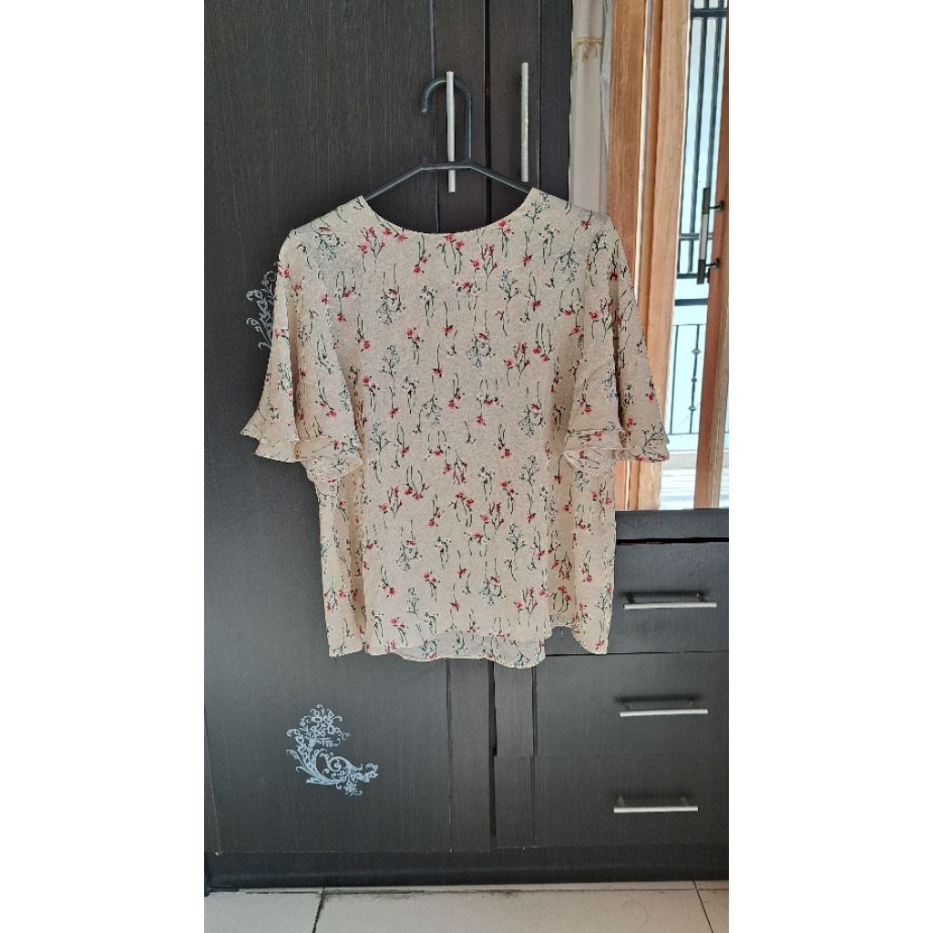 [Neu' Mor] Blouse Wanita Atasan Warna Sage Green