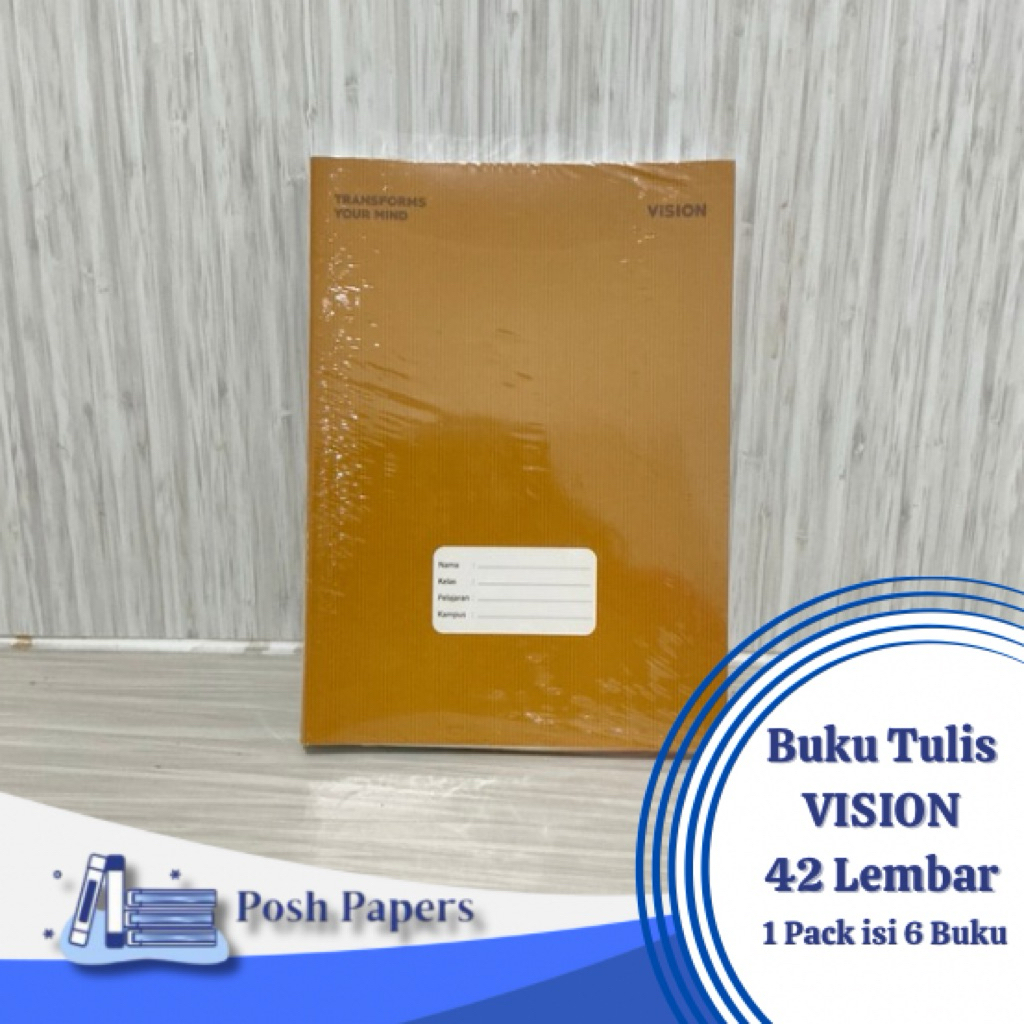 

(VISION 42) BUKU BOXY VISION ISI 1 PACK ISI 6 BUKU
