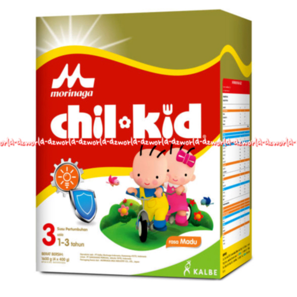

Morinaga 1600gr Chil Kid 3 Rasa Madu Chilkids Chil-kid Honey Susu Bubuk Formula Anak Usia 1-3tahun Chilkid