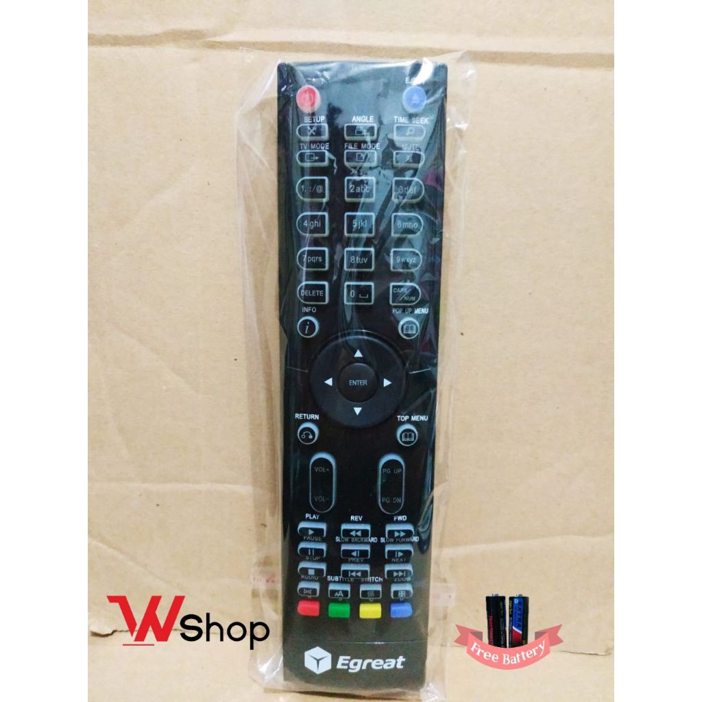 REMOT HDD MEDIA PLAYER 4K EGREAT ORIGINAL