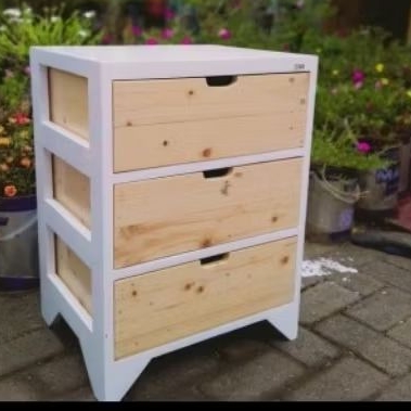 Lemari laci kayu jati belanda