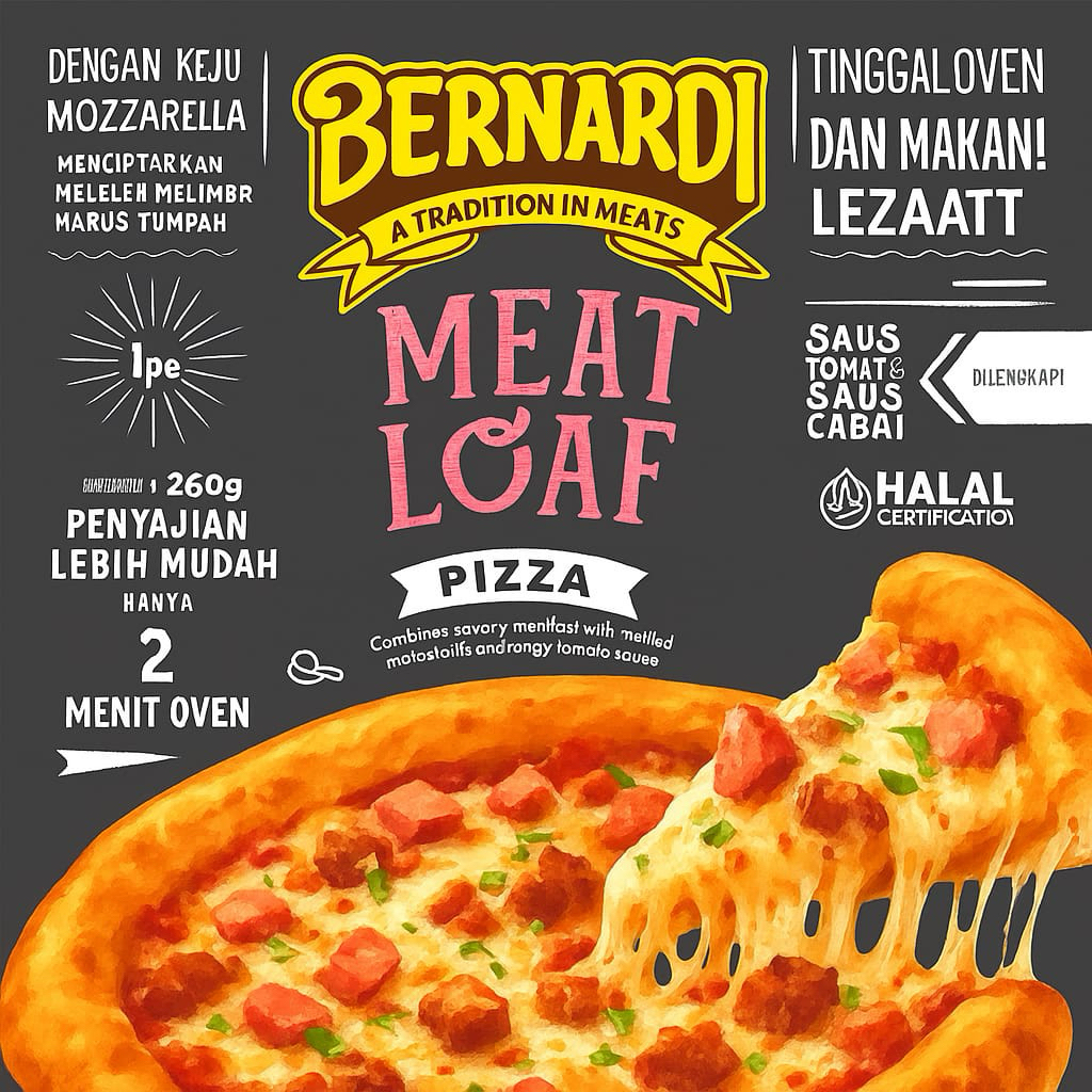 

Bernardi Pizza Meat Loaf 250 gr