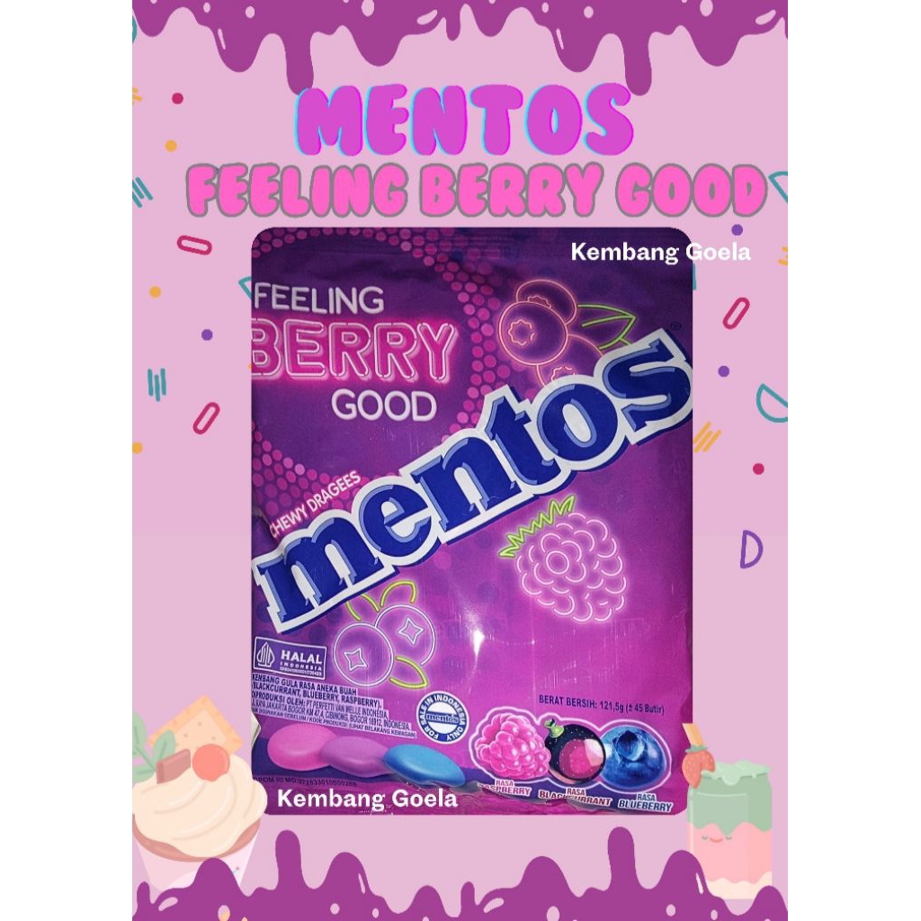 

Mentos Feeling BERRY Good 121,5gr