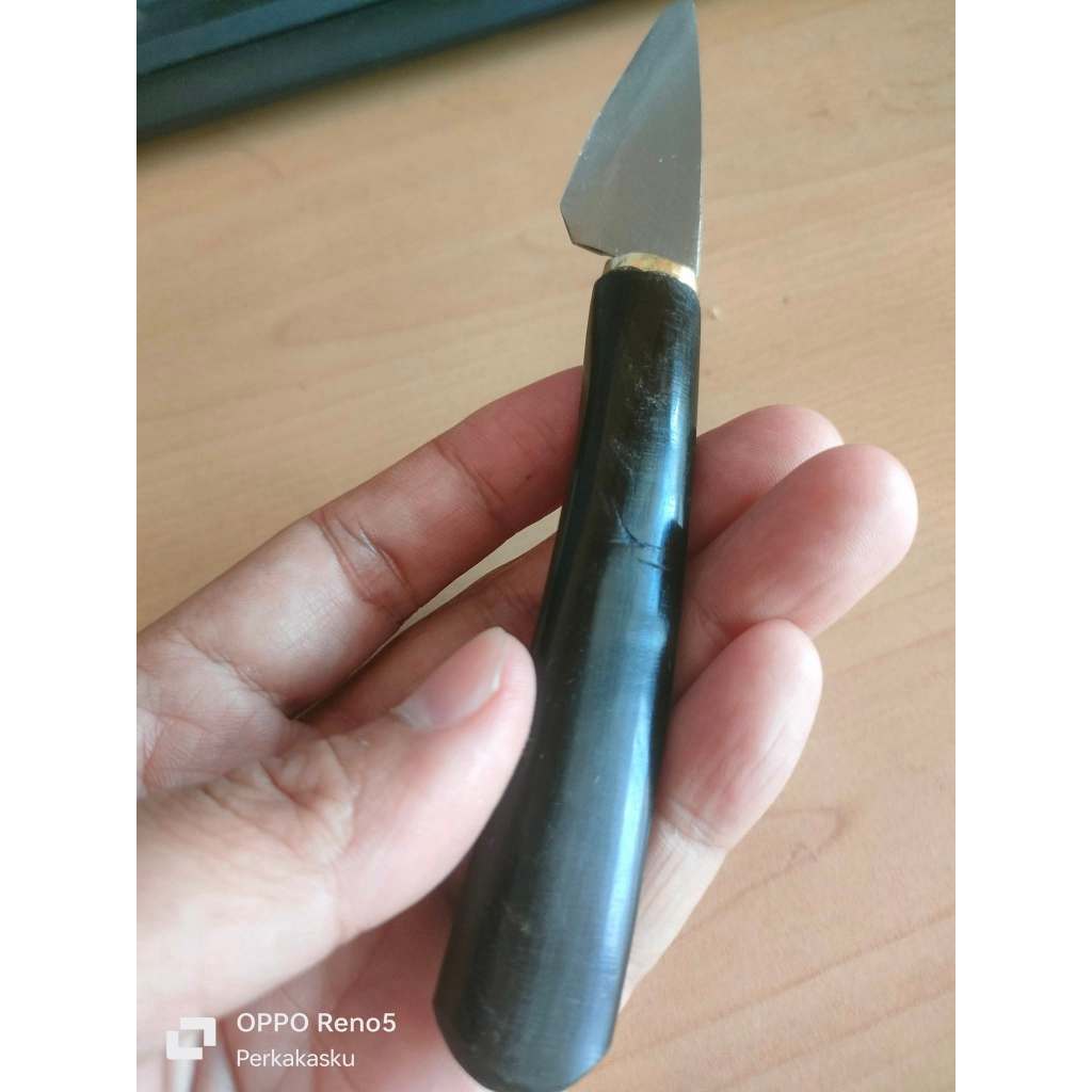 Pisau Serut Bambu Layang-layang dengan gagang tanduk kerbau