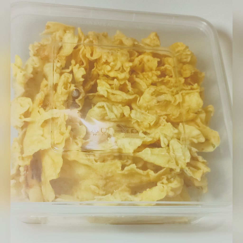 

peyek kacang tanah dan rebon kemasan thinwall Large isi bersih 200 gram