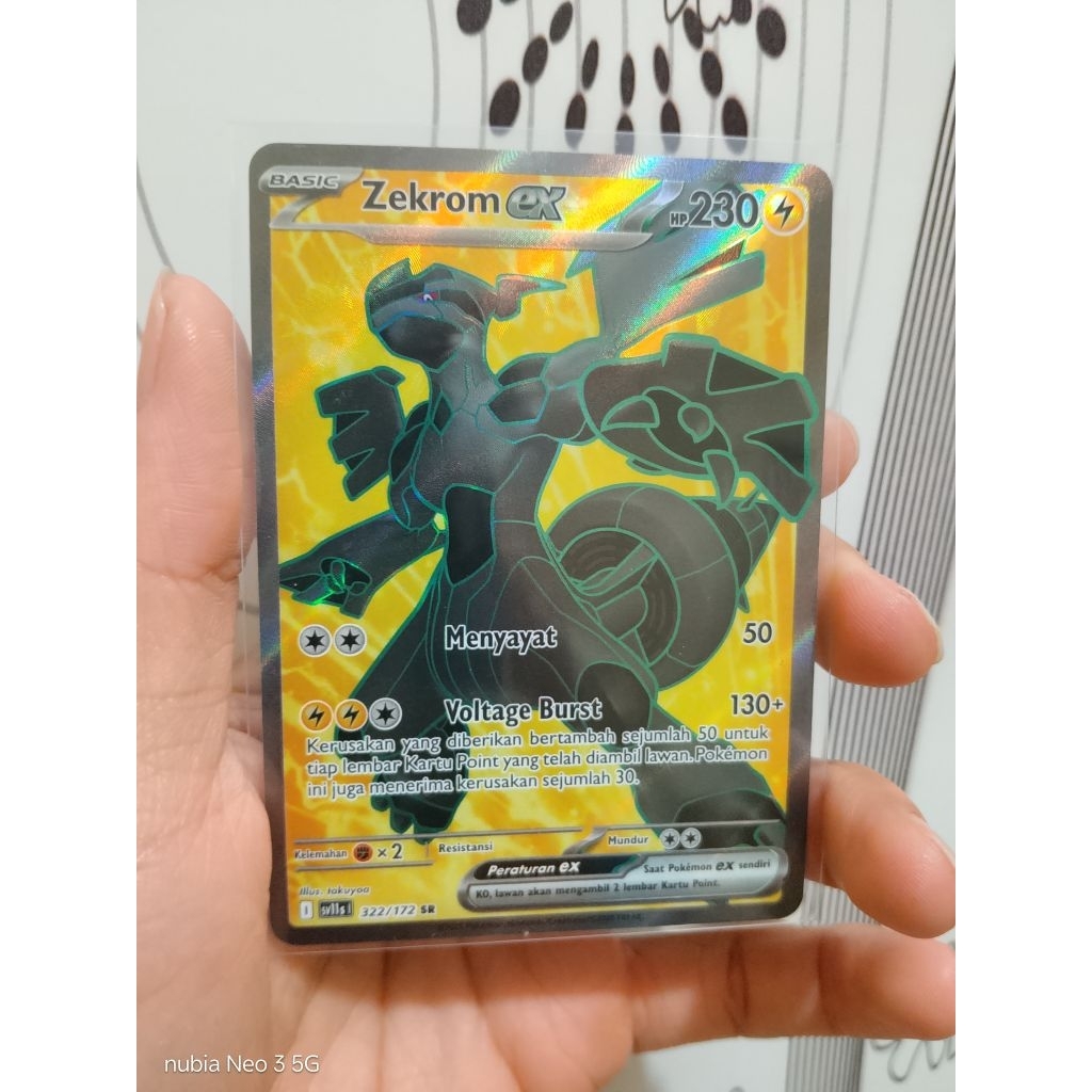 Zekrom ex SR sv11s - pokemon tcg indonesia