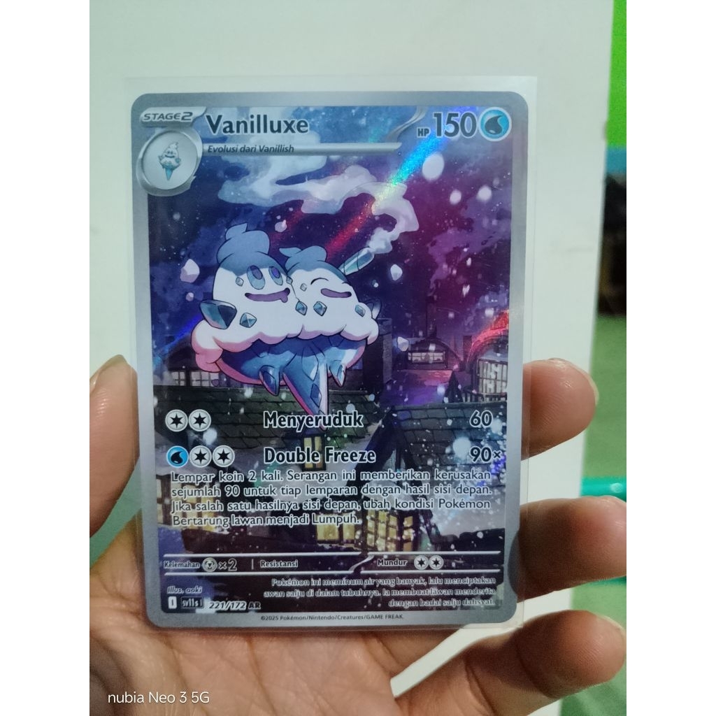 vanilluxe ar sv11s - pokemon tcg Indonesia