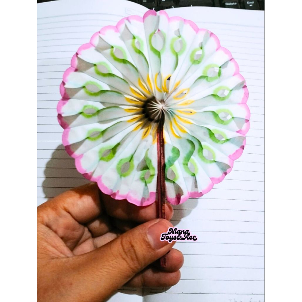 100 pcs KIPAS OSIM KIPAS KERTAS kipas mainan