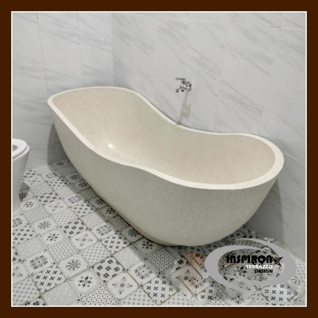 bathtub lengkung dewasa bernuansa bali. bathtub termurah dan terlaris