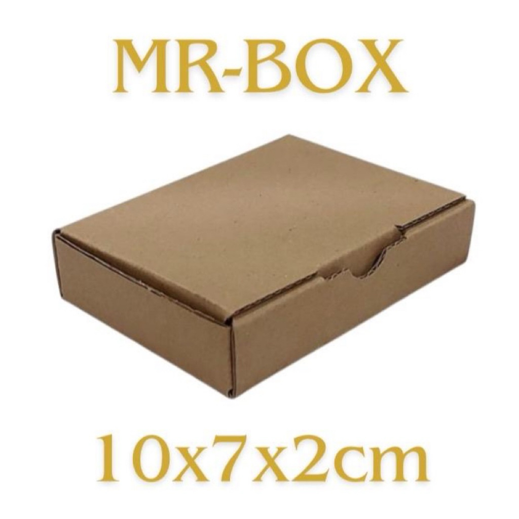 

Kardus karton polos uk. 10x7x2 cm - bix kotak model DIE CUT PIZZA