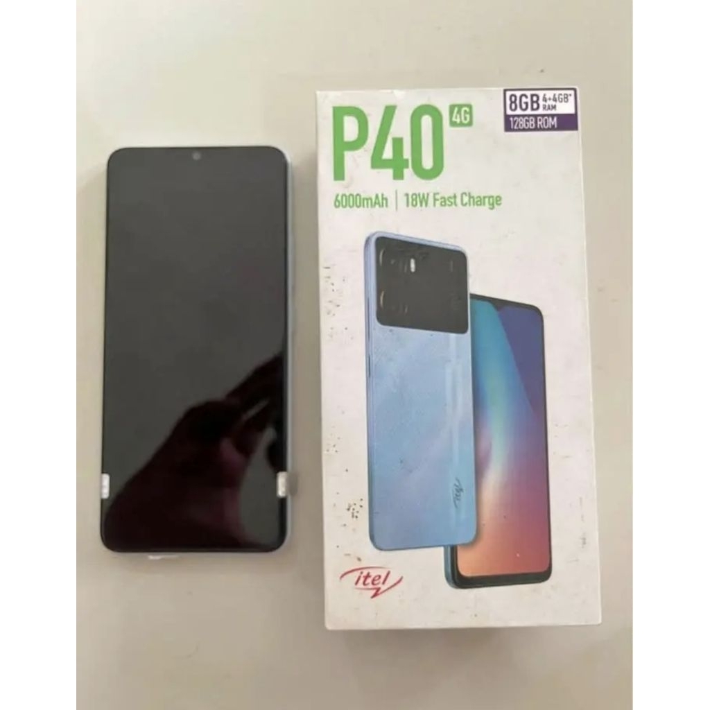 itel P40 4/128 bekas masih garansi