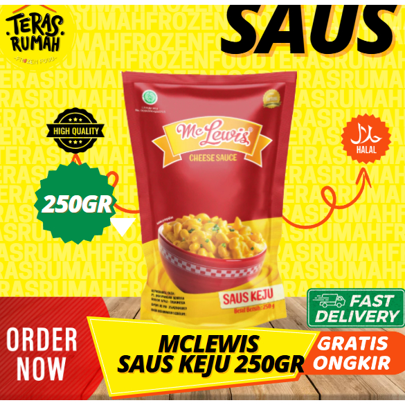 

MC LEWIS - SAUS KEJU / CHEESE SAUCE 250GR