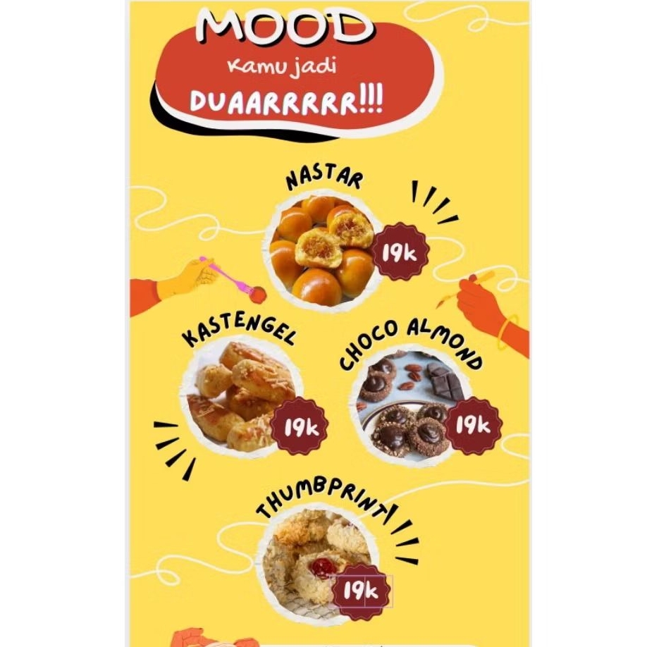 

COOKIES KEMASAN POUCH | NASTAR |KASTANGEL | THUMBPRINT |ALMOND CHOCO | PUTI SALJU | SAGU KEJU