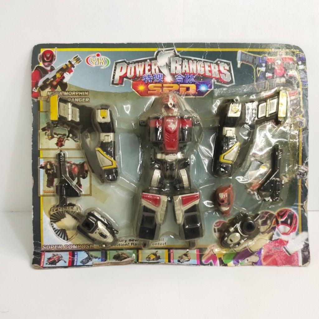 Dekarobo Swat Space Supreme Robot Megazord Jadul KWS Power Rangers Decaranger SPD ( Minus Baca Deskr