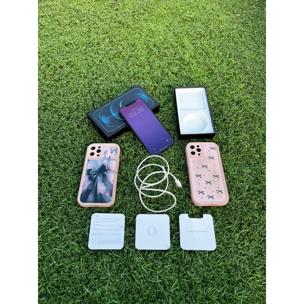 Iphone 12 Pro max 256gb blue sierra inter fullset